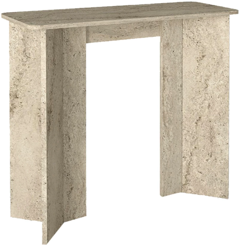Κονσόλα Mara Megapap χρώμα travertine 90x29,6x91,8εκ.