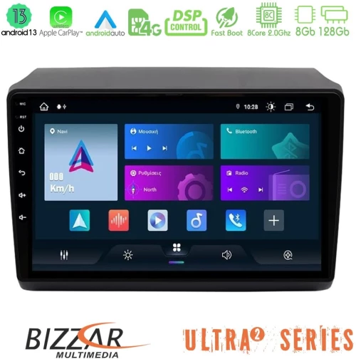 Bizzar Ultra Series Fiat Ducato/Citroen Jumper/Peugeot 8core Android13 8+128GB Navigation Multimedia Tablet 9"