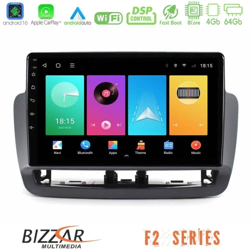 Bizzar F2 Series 8Core Android16 4+64GB  Seat Ibiza 2012-2015 Navigation Multimedia Tablet 9"