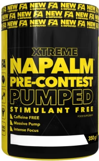 FA Nutrition Xtreme Napalm Pre-Contest / Pumped - Stimulant Free [350 Γραμμάρια] Μάνγκο με λεμόνι