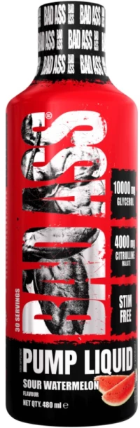BAD ASS Nutrition BAD ASS Pump Liquid [480 ml] Ξινό καρπούζι