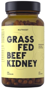 Nutriest Grass Fed Beef Kidney 400 mg [240 Κάψουλες]