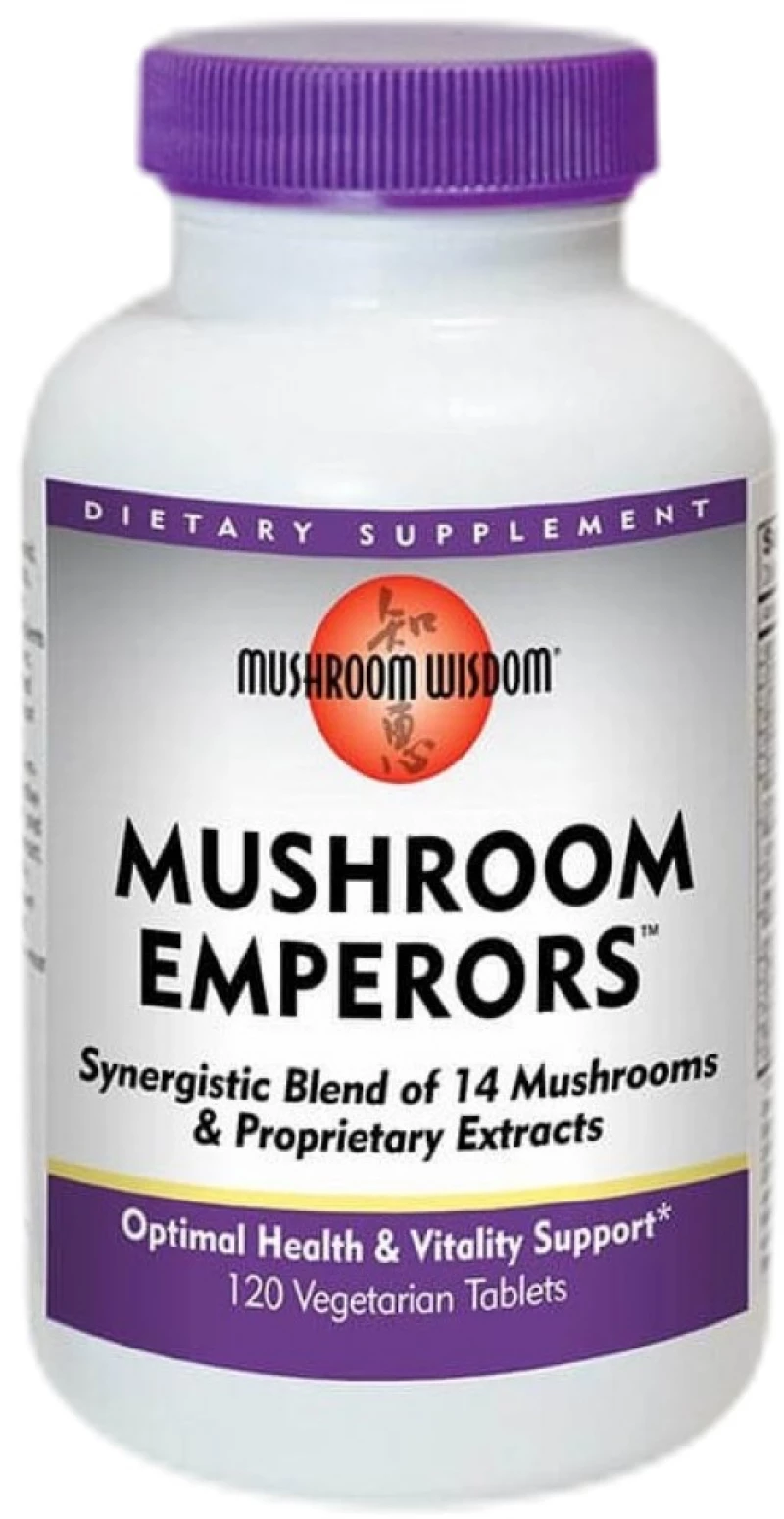 Mushroom Wisdom Mushroom Emperors | Blend of 14 Mushrooms [120 Ταμπλέτες]