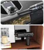 POWERTECH 2 σε 1 σκουπάκι χειρός & air duster PT-1576  50W  3600mAh  μαύρο