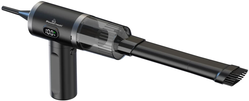 POWERTECH 2 σε 1 σκουπάκι χειρός & air duster PT-1576  50W  3600mAh  μαύρο