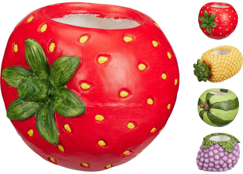 ΚΑΣΠΏ & ΓΛΆΣΤΡΕΣ FLOWERPOT FRUITS MGO SET OF 4