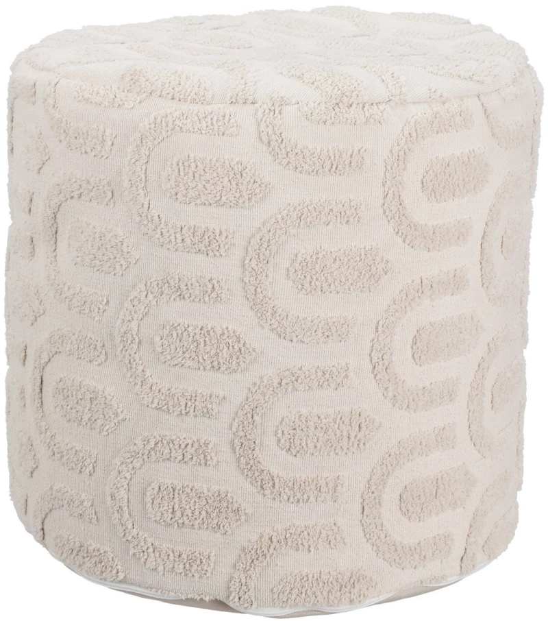 ΣΚΑΜΠΌ & ΠΟΥΦ POUF ROUND W ARCH DESIGN 40X38 HZ1601350