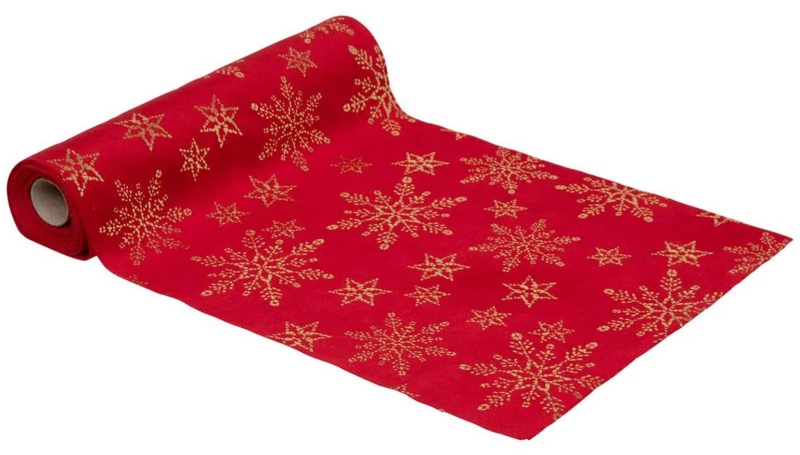 ΕΟΡΤΑΣΤΙΚΌ ΤΡΑΠΈΖΙ RED VELVET TABLERUNNER 28X300 ATMOSPHERA 191472