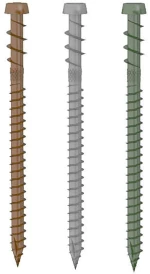 Βίδες ξύλου torx για πάτωμα Ø5 x 60mm - Πράσινη