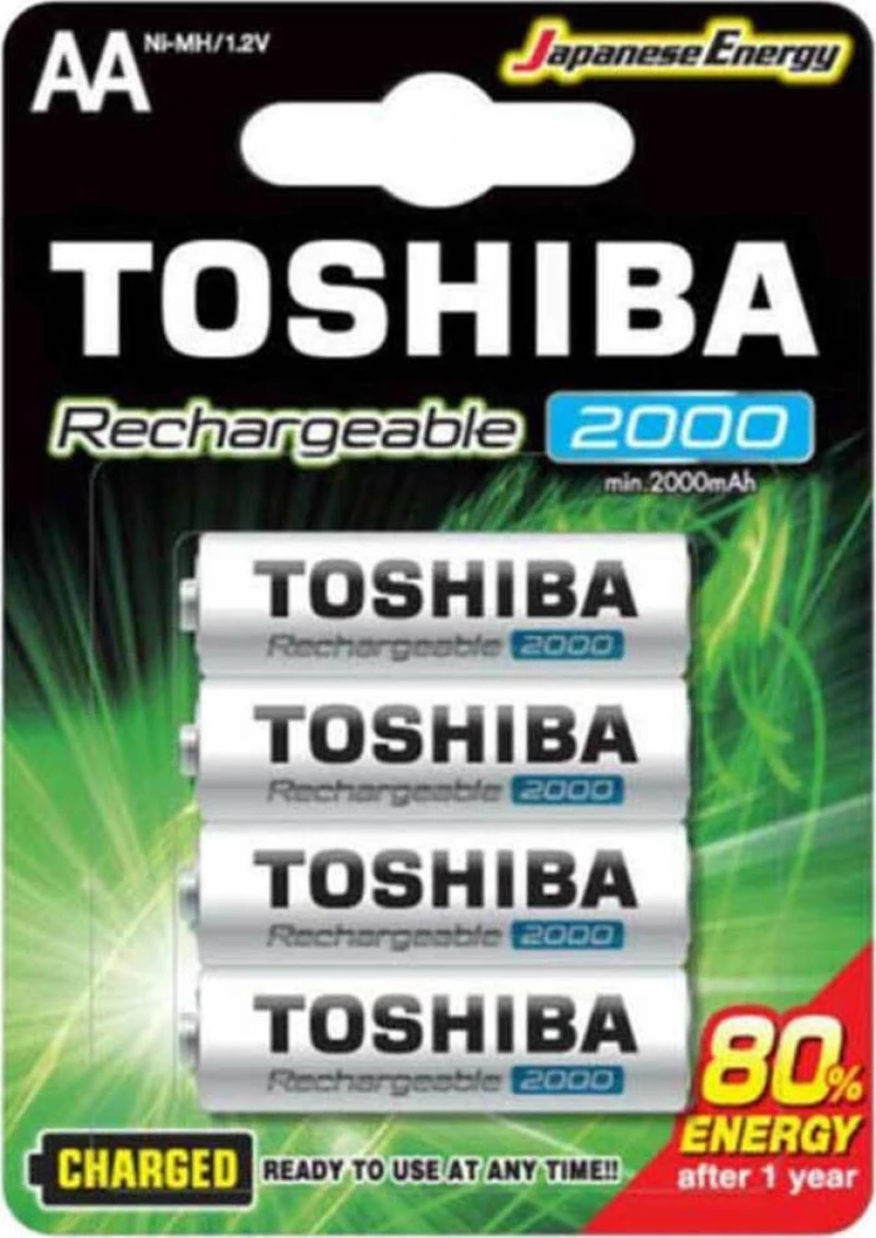 ΜΠΑΤΑΡΙΑ ΠΡΟΦΟΡΤΙΖΜΕΝΗ AA HR6 1950mAh TOSHIBA BL4