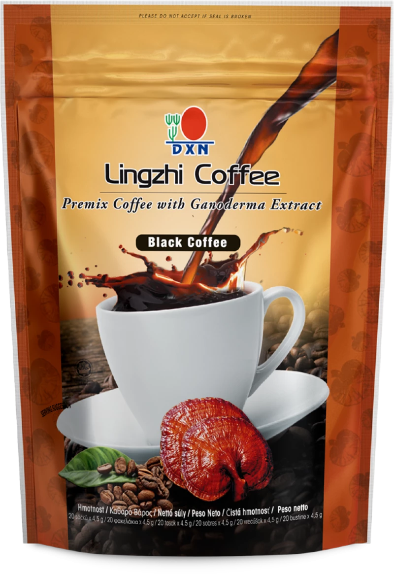 DXN Lingzhi Black Coffee 20 φακελάκια x 4.5gr