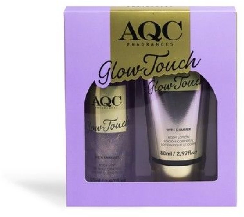 AQC Fragraces Set Glow Touch With Shimmer Duo Pack Body Mist & Body Lotion 2x88ml