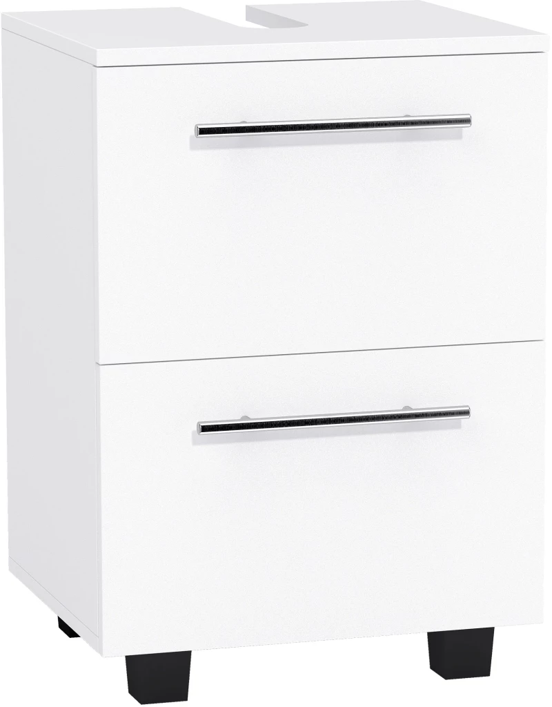 Ντουλάπα νιπτήρα μπάνιου με συρτάρι Συμπαγής μοριοσανίδα λευκό