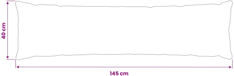 vidaXL Κάλυμμα Μαξιλαριού HEERLEN Σκούρο Γκρι 40 x 145 εκ.