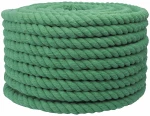 vidaXL Σχοινί Πράσινο 1,6 x 1,6 x 2500 εκ Βαμβάκι