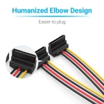 Vention IT Cable SATA 15P M to 2x15P F Power Splitter 0.15m KDBBB