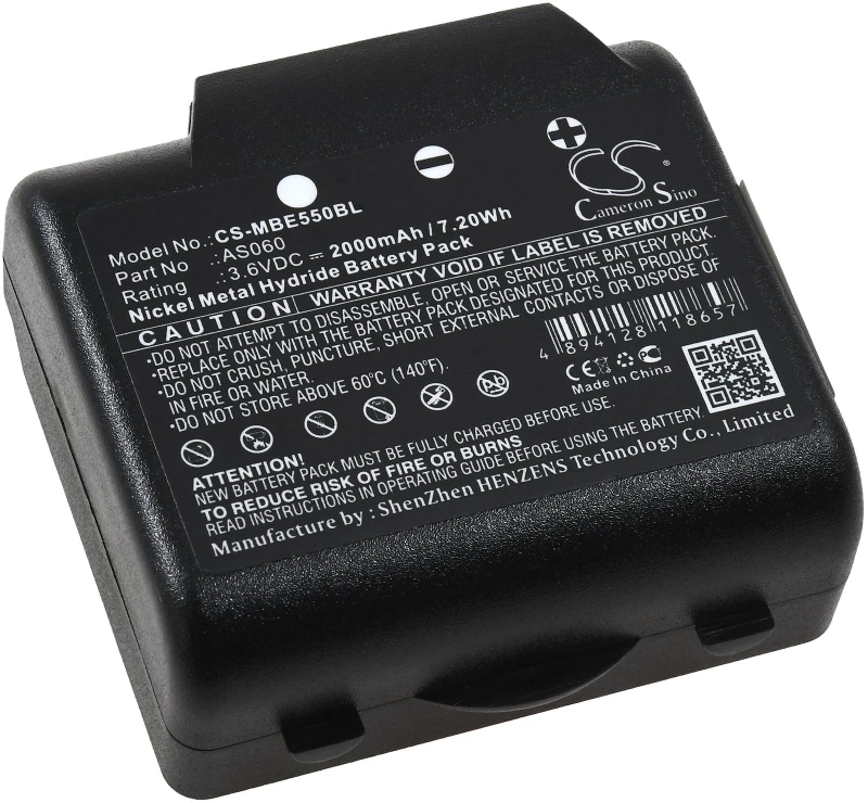 Μπαταρία για crane radio remote control IMET BE3600, BE5500, type AS060 2000mAh/7,2Wh