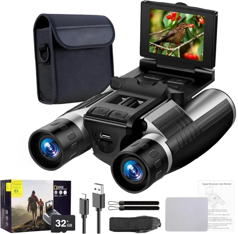 DT40 Ψηφιακά Κιάλια Παρατήρησης με Κάμερα 48MP, Βίντεο 2.5K και Οθόνη LCD