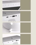 Ηχείο RGB με Ασύρματη Φόρτιση, Ρολόι, Ραδιόφωνο & Οθόνη LED - Bluetooth LED USB