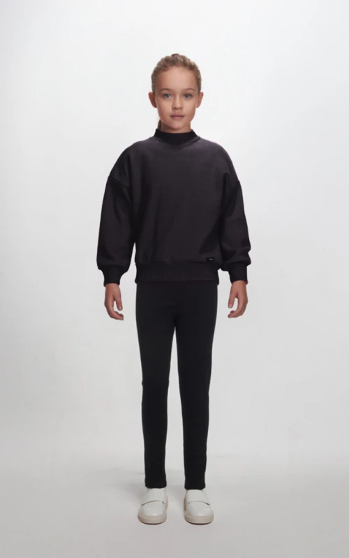 Joyce Πουλόβερ Roll Neck, Μαύρο