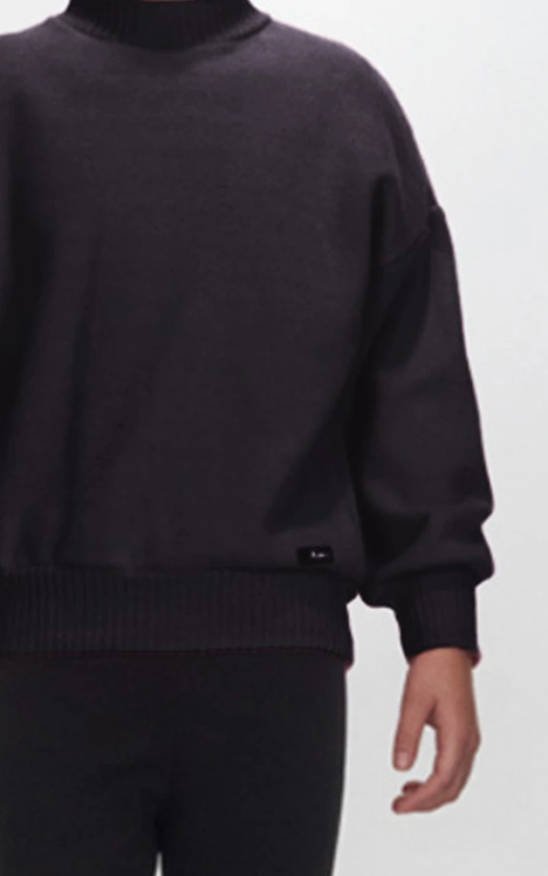 Joyce Πουλόβερ Roll Neck, Μαύρο