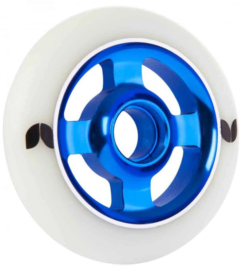 Ροδάκι Blazer Pro Scooter Wheel Stormer 4 Spoke Aluminium WhiteBlue 100mm