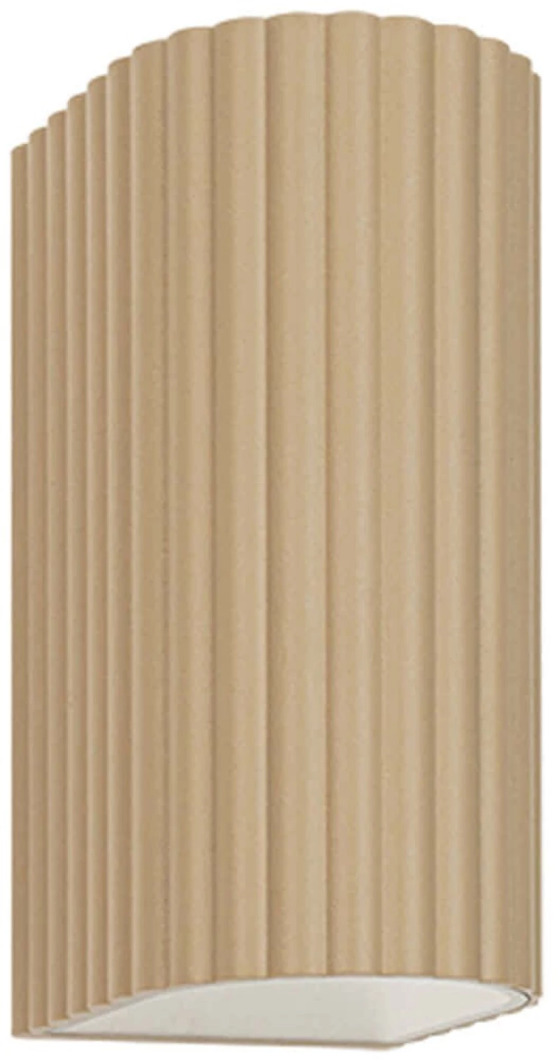 Φωτιστικό Τοίχου - Απλίκα E420 7,6x9x16cm 2xLed 405lm 3W 3000K Beige