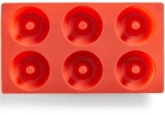 Φόρμα Για 6 Donuts 6 880544-CS 30,5x17,5x3,2cm Red Lékué Σιλικόνη