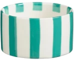 Μπωλ Σερβιρίσματος 02.1186364 Φ9x5cm White-Green Κεραμικό