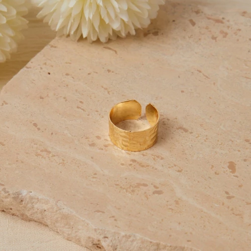 Δαχτυλίδι 410ELK1233 Φ21,5mm Gold Elika