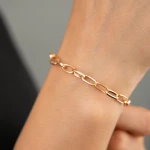 Βραχιόλι 948ELK1102 20cm Gold Elika