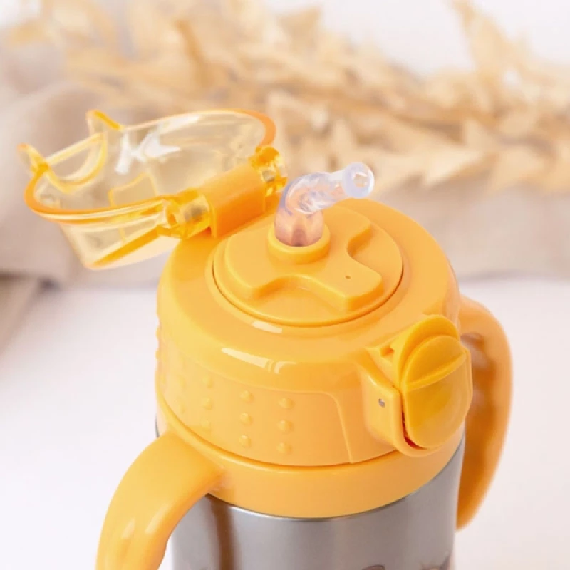 Kiokids Παγούρι Θερμός με Λαβές Λιονταράκι 280ml.6m+ 6328