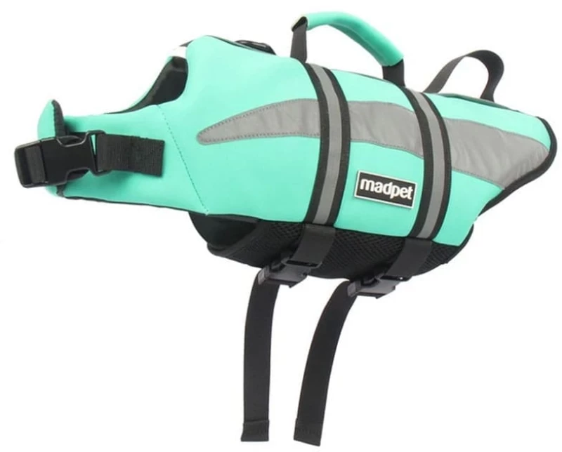 Madpet Σωσίβιο Σκύλου Τυρκουάζ Large 35cm 10-20kg
