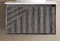 ZIZANIO- ΠΑΓΚΟΣ PVC ΣΧΕΤΟ 60*50 - GREY - GLORIA