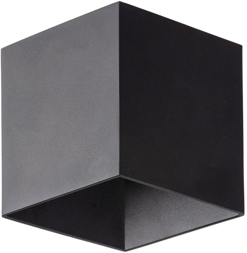 Φωτιστικό Τοίχου - Απλίκα Cube 18182 2xLED 3000K 650Lm 17x17x9cm Black TK Lighting