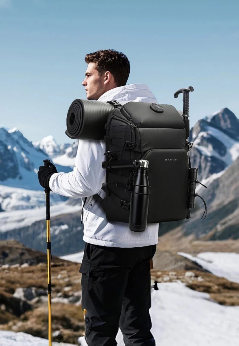 Σακίδιο Πλάτης / Backpack Bange FW230 Ορειβατικό / Τσάντα Μεταφοράς Laptop έως 15.6" 36L - Black