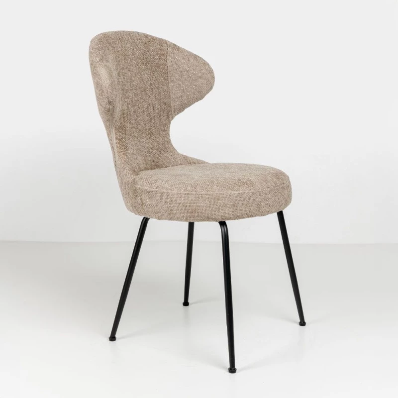 Καρέκλα Fungo 03-1162 56x57x91cm Beige