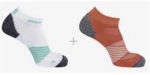 SALOMON SALOMON JR TECHNICAL SHORT SOCKS 2P 13155-HIB/WHT