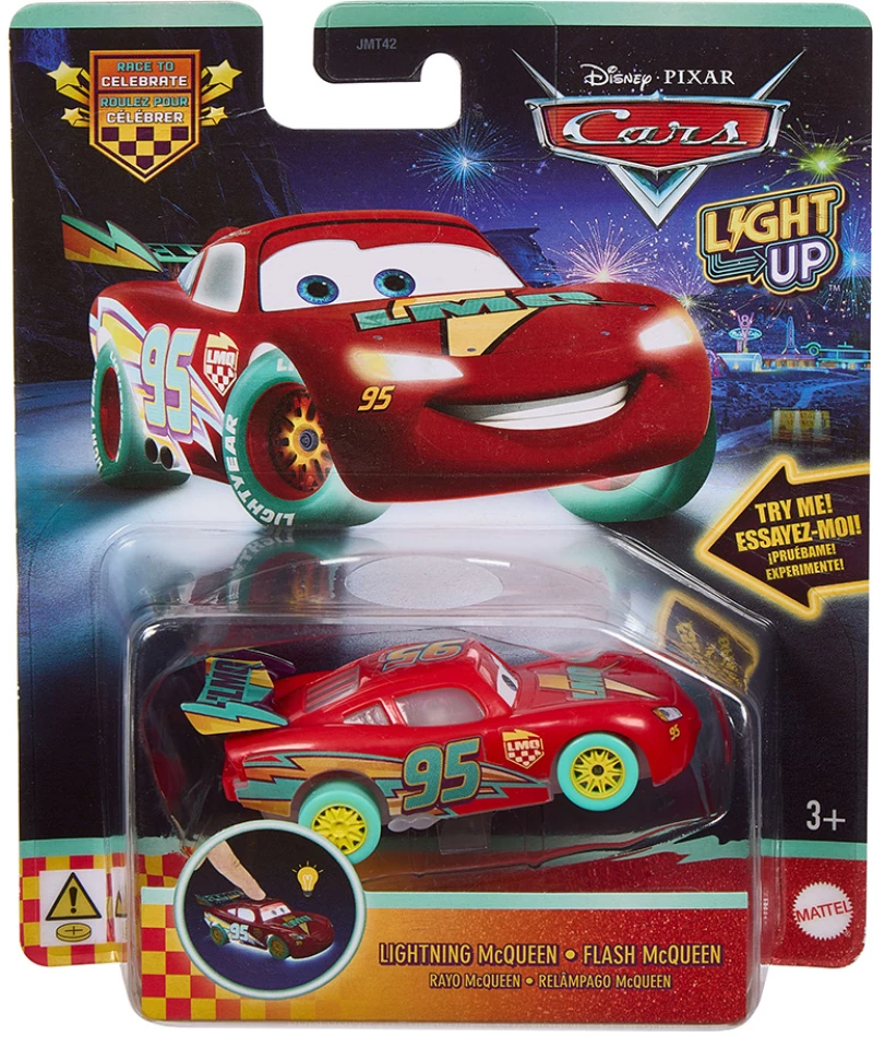 CARS ΑΥΤΟΚΙΝΗΤΑΚΙ LIGHT UP - LIGHTNING McQUEEN (#JMT44)