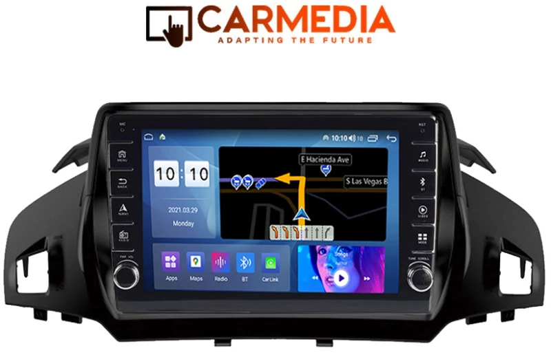 CARMEDIA CM2089B-13 KNOB TABLET 9'' OEM FORD KUGA 2013-2019 | C-MAX 2011-2023