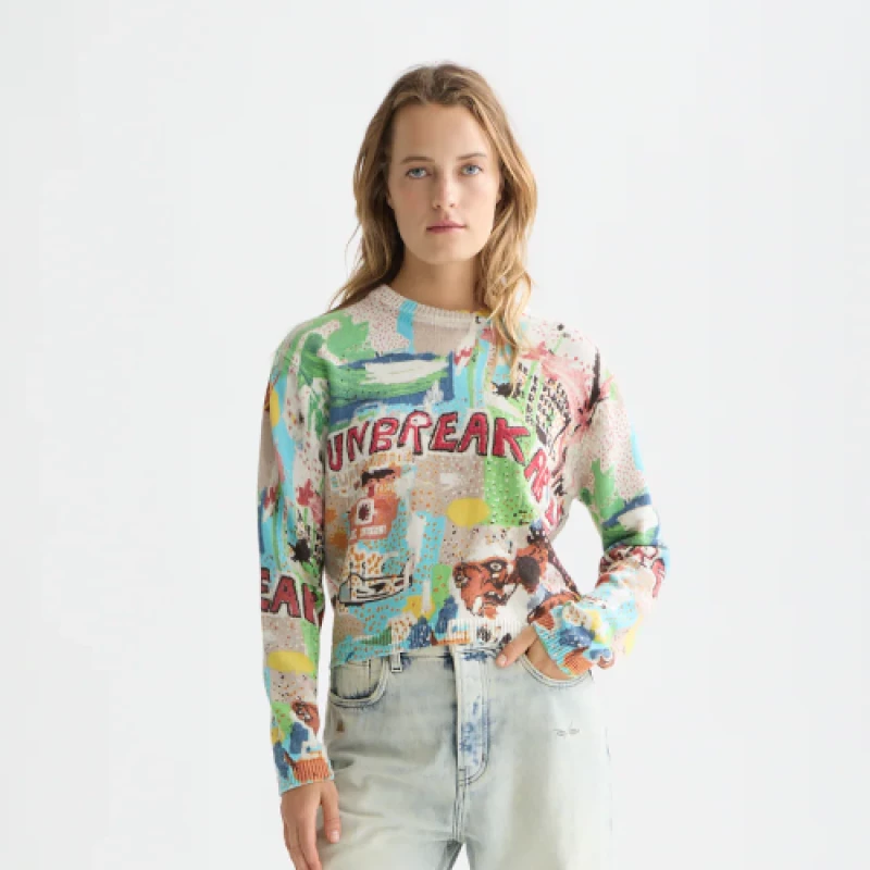 Scotch&Soda x Basquiat Printed Pullover