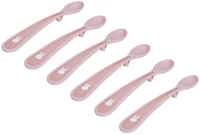 Σετ 6 Κουταλάκια 17cm με Μαλακή Λαβή Miffy Pink KOKO