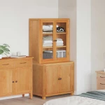 vidaXL Σετ Αποθηκευτικών Επίπλων με αποθήκευση Καφέ Επεξεργασμένο ξύλο