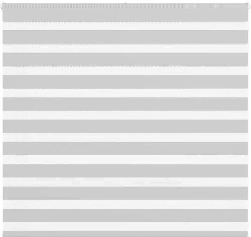 vidaXL Ζέβρα τυφλή Ανοιχτό Γκρι Πλάτος υφάσματος 160,9 εκ. Πολυεστέρας