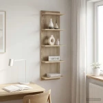 vidaXL Ράφι Τοίχου Sonoma Δρυς 30 x 15 x 100 εκ Επεξεργασμένο Ξύλο