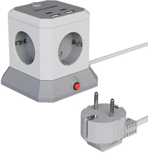Power Outlet Extender BlitzWolf BW-EC1 4xAC 2xUSB-A 2xUSB-C