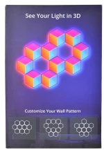 Govee H6066 Glide Hexagon Pro LED Light Panels 10pcs - Smart LED εξαγωνικά πάνελ τοίχου (10 τεμάχια)