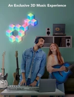 Govee H6066 Glide Hexagon Pro LED Light Panels 10pcs - Smart LED εξαγωνικά πάνελ τοίχου (10 τεμάχια)
