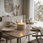 HOUSEVITAMIN Διακοσμητικό Επιτραπέζιο Τζάκι Sand