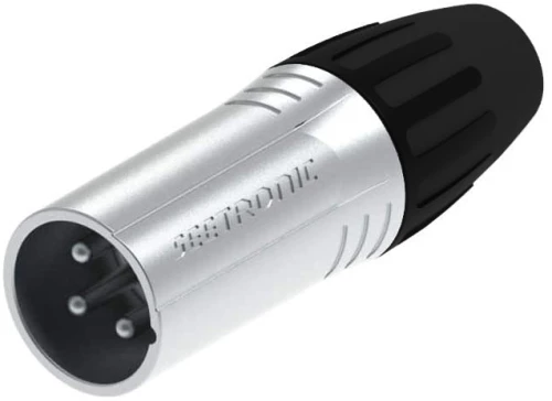 Seetronic SCMM3BK - Βύσμα XLR 3-pin Αρσενικό με Μαύρο Τελείωμα